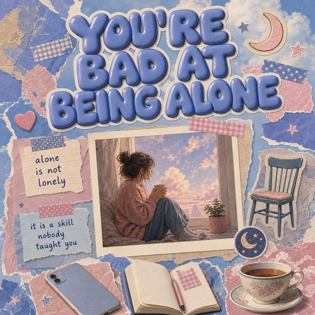 A collage about learning to be alone